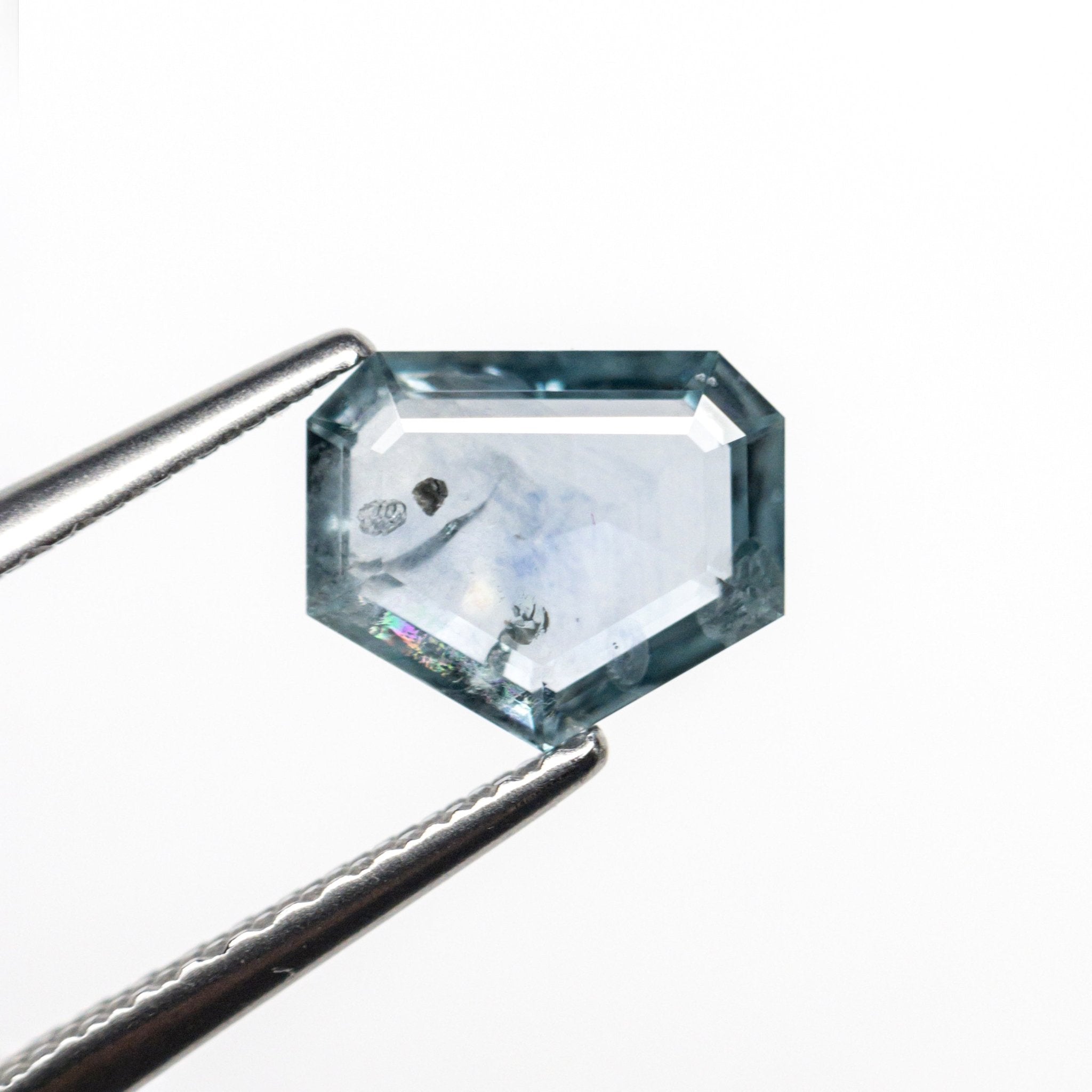 1.23ct 7.34x6.15x2.28mm Shield Rosecut Sapphire 22434 - 62 - MTD