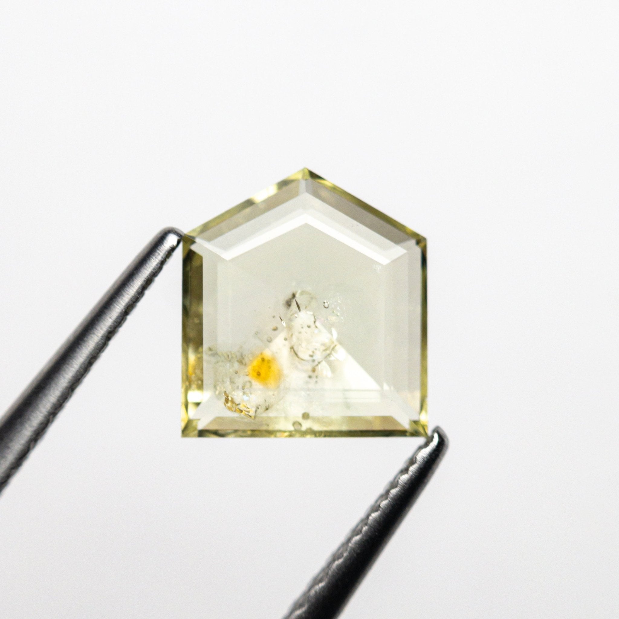 1.36ct 7.51x6.69x2.25mm Shield Double Cut Sapphire 22434 - 75 - MTD