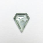 1.06ct 8.67x7.33x2.14mm Shield Rosecut Sapphire 22434 - 92 - MTD