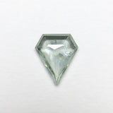 1.06ct 8.67x7.33x2.14mm Shield Rosecut Sapphire 22434 - 92 - MTD