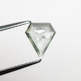 1.06ct 8.67x7.33x2.14mm Shield Rosecut Sapphire 22434 - 92 - MTD