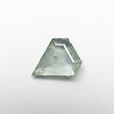 1.06ct 8.67x7.33x2.14mm Shield Rosecut Sapphire 22434 - 92 - MTD
