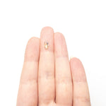 0.41ct 9.27x3.94x1.30mm Marquise Rosecut Sapphire 22436 - 04 - MTD