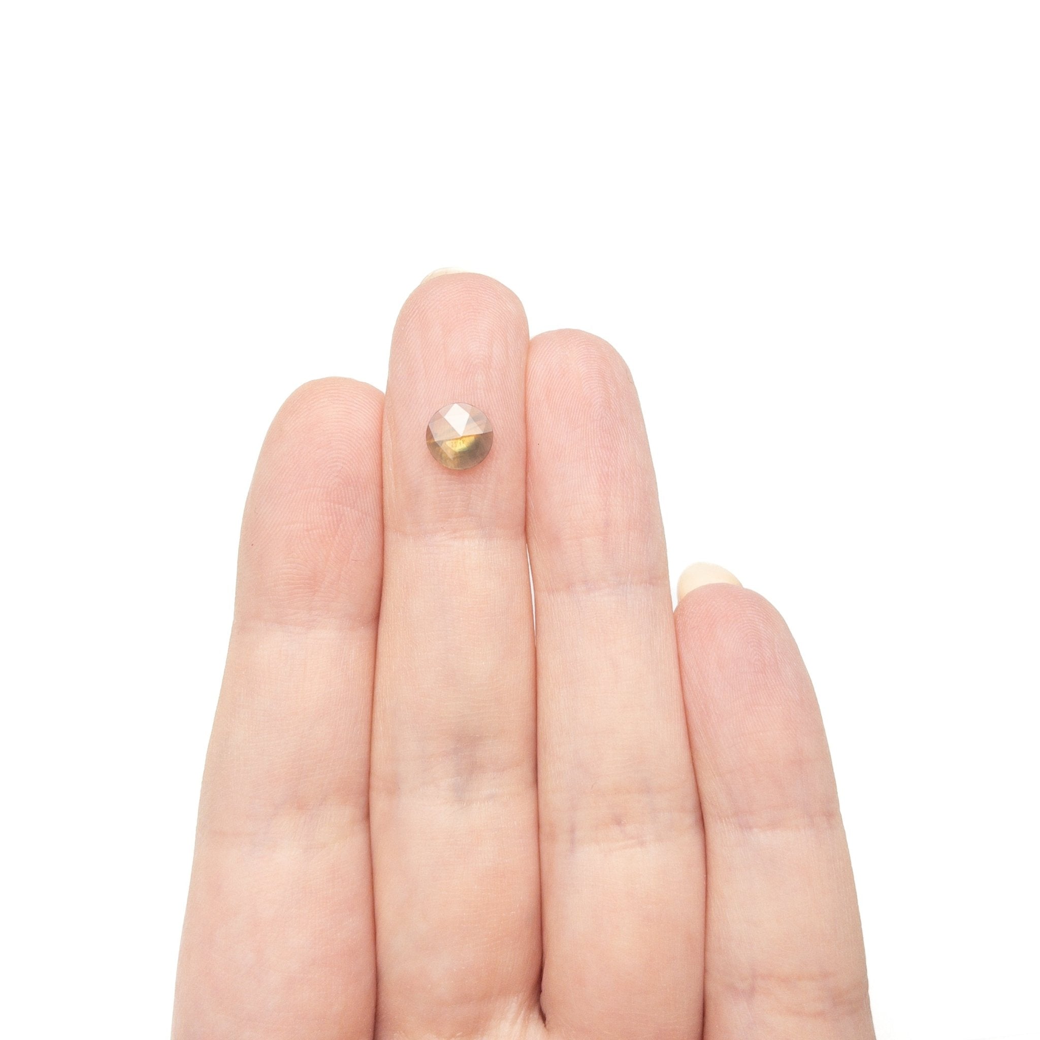 0.56ct 6.53x6.59x1.35mm Round Double Cut Sapphire 22436 - 05 - MTD