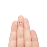0.61ct 6.39x6.39x1.68mm Round Rosecut Sapphire 22436 - 06 - MTD