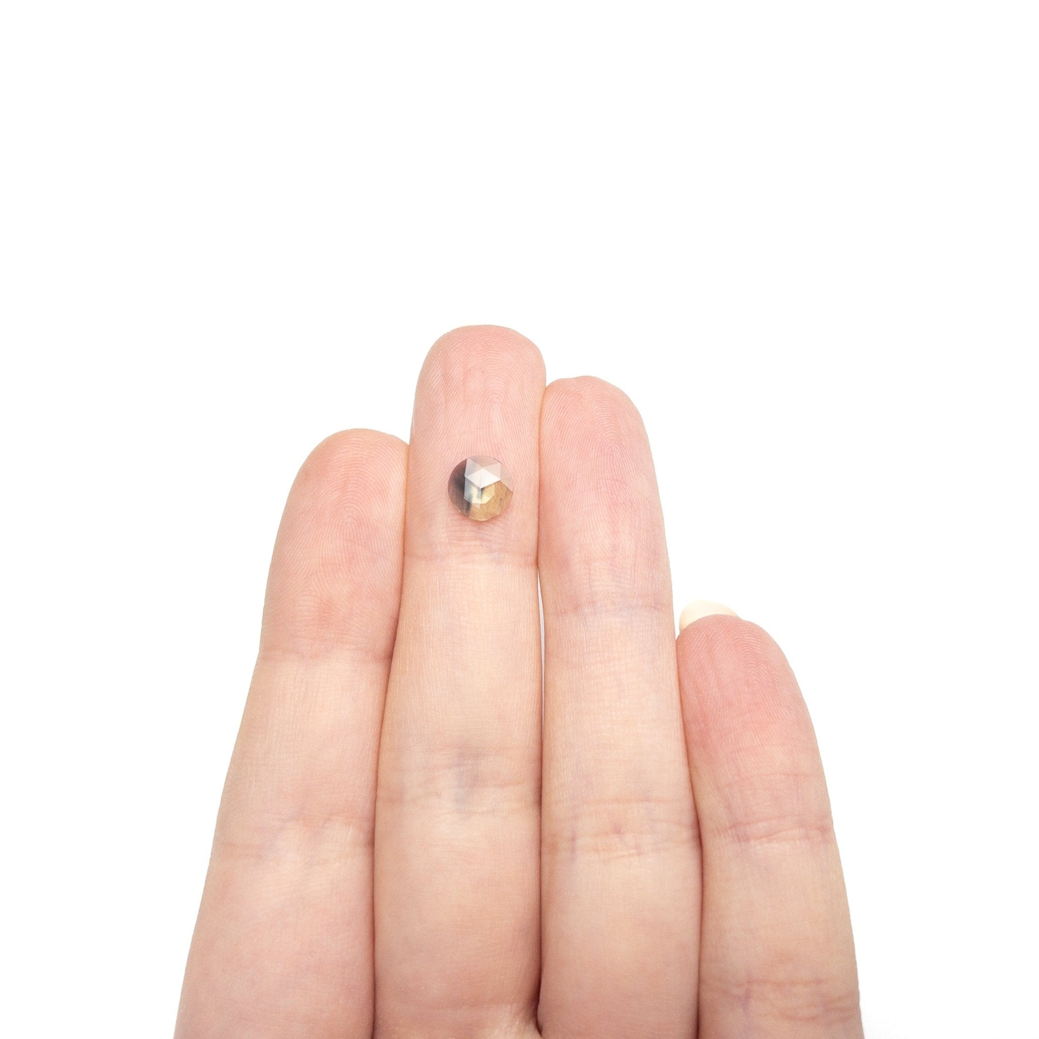 0.62ct 6.72x6.75x1.58mm Round Double Cut Sapphire 22436 - 07 - MTD