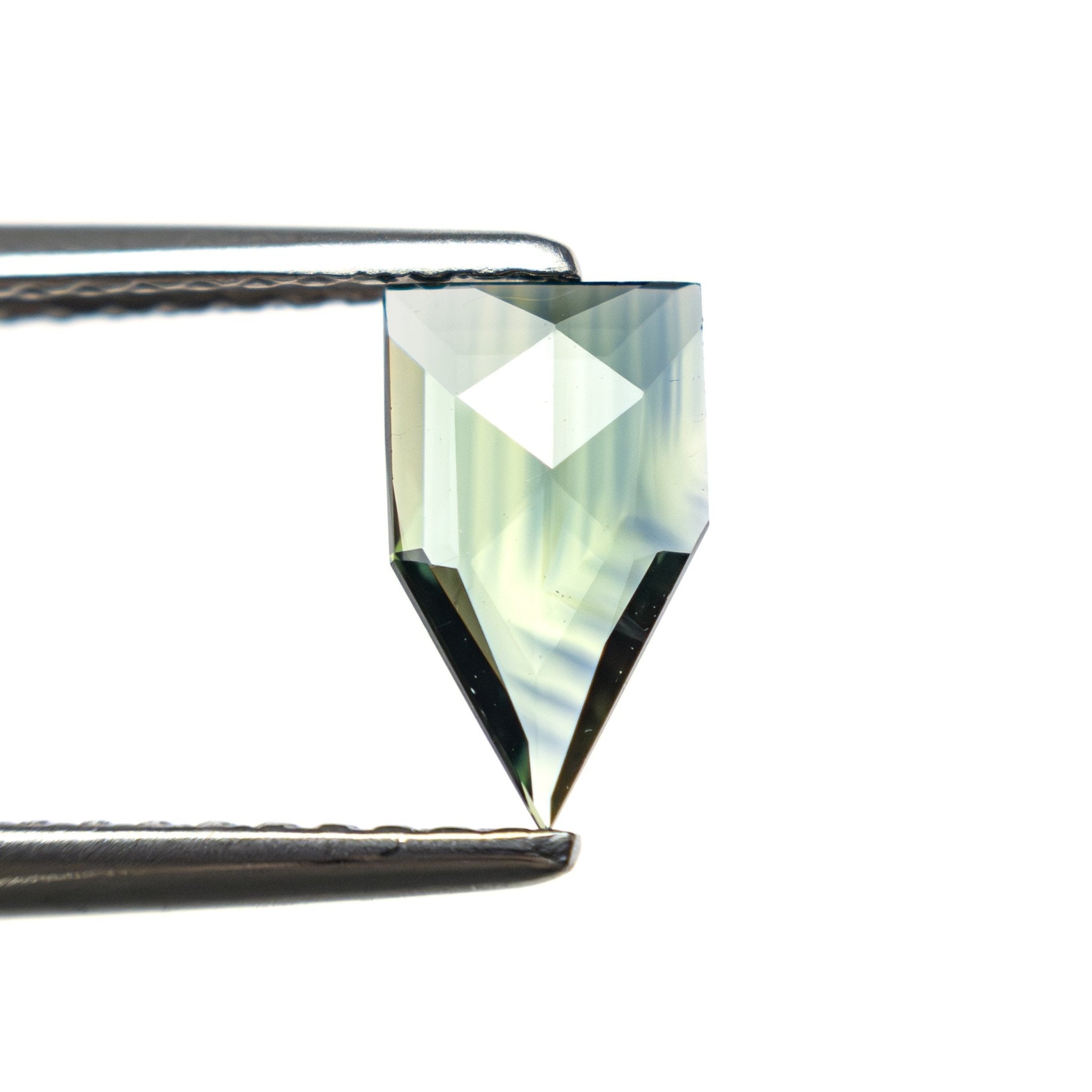 0.50ct 8.25x4.75x1.18mm Shield Rosecut Sapphire 22436 - 10 - MTD