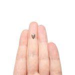 0.50ct 8.25x4.75x1.18mm Shield Rosecut Sapphire 22436 - 10 - MTD