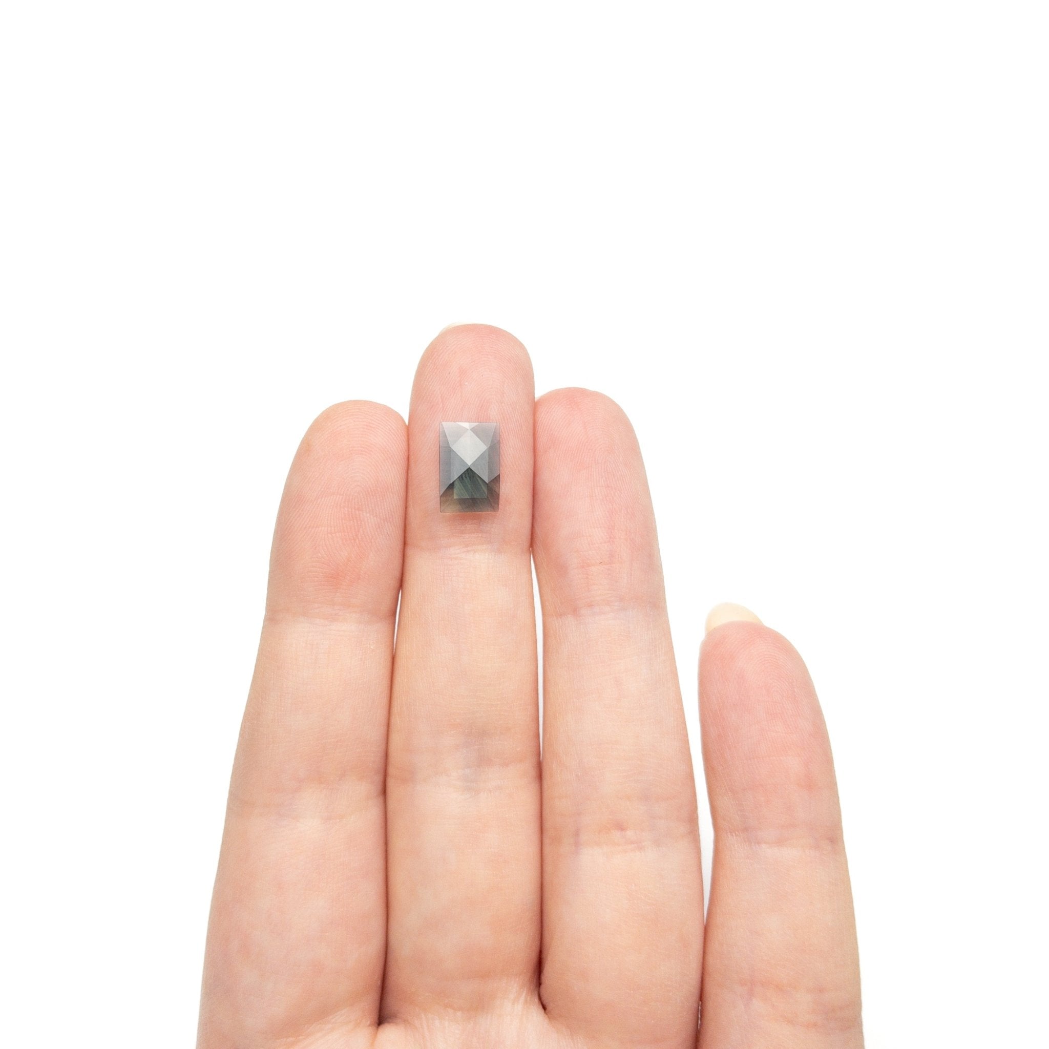 1.27ct 10.17x6.79x1.39mm Rectangle Rosecut Sapphire 22436 - 11 - MTD