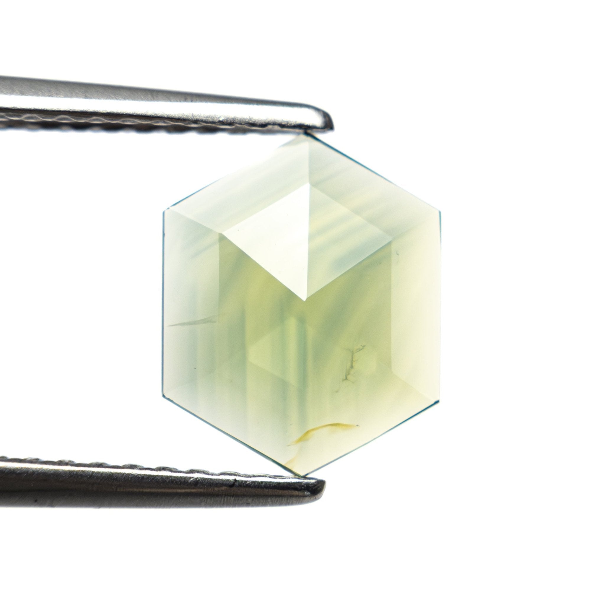1.04ct 9.41x7.65x1.55mm Hexagon Rosecut Sapphire 22436 - 12 - MTD