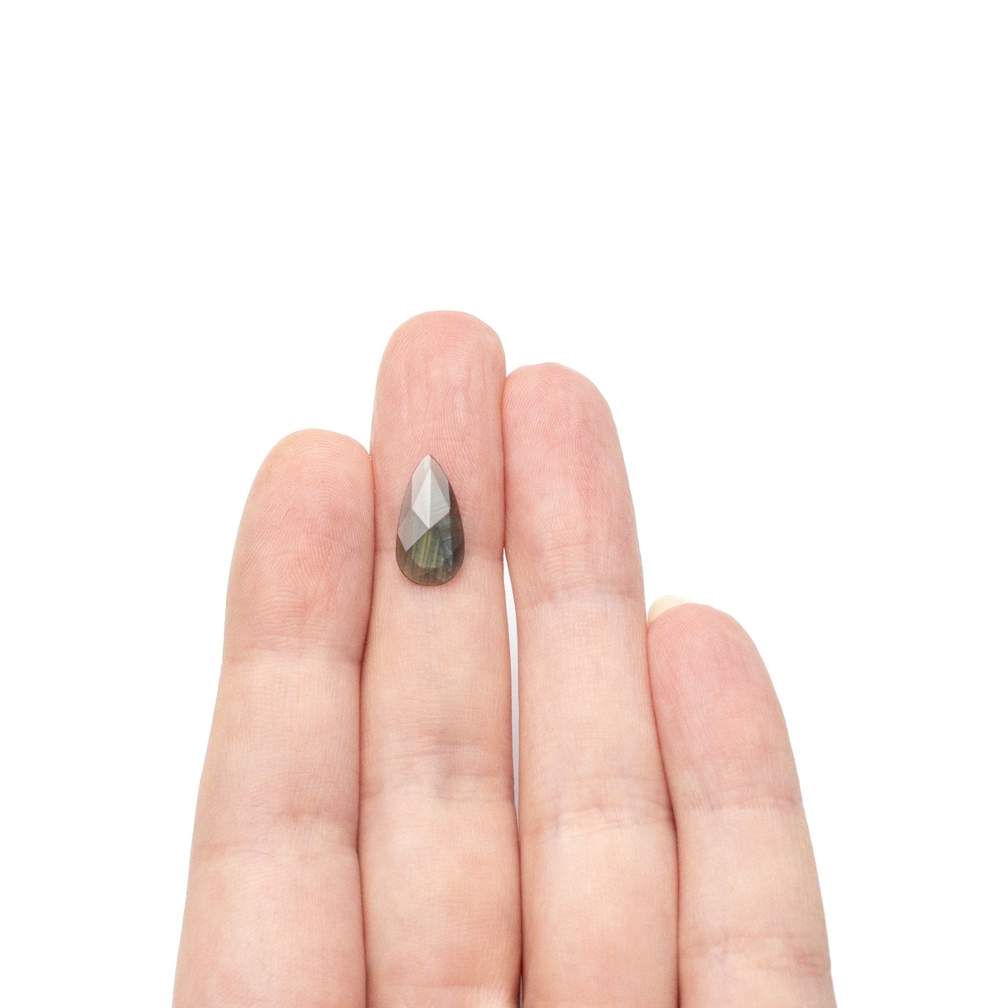 1.41ct 13.51x7.53x1.52mm Pear Rosecut Sapphire 22436 - 13 - MTD