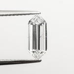 1.01ct 10.12x4.18x2.42mm GIA SI2 D Hexagon Step Cut 22621 - 01 - MTD
