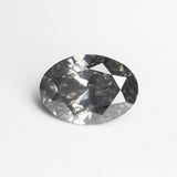 1.51ct 9.05x6.42x3.93mm SI2 Fancy Grey Oval Brilliant 22828-01 - MTD