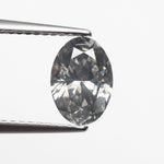 1.51ct 9.05x6.42x3.93mm SI2 Fancy Grey Oval Brilliant 22828-01 - MTD
