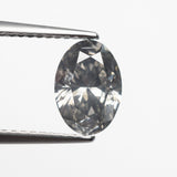 1.51ct 9.05x6.42x3.93mm SI2 Fancy Grey Oval Brilliant 22828-01 - MTD