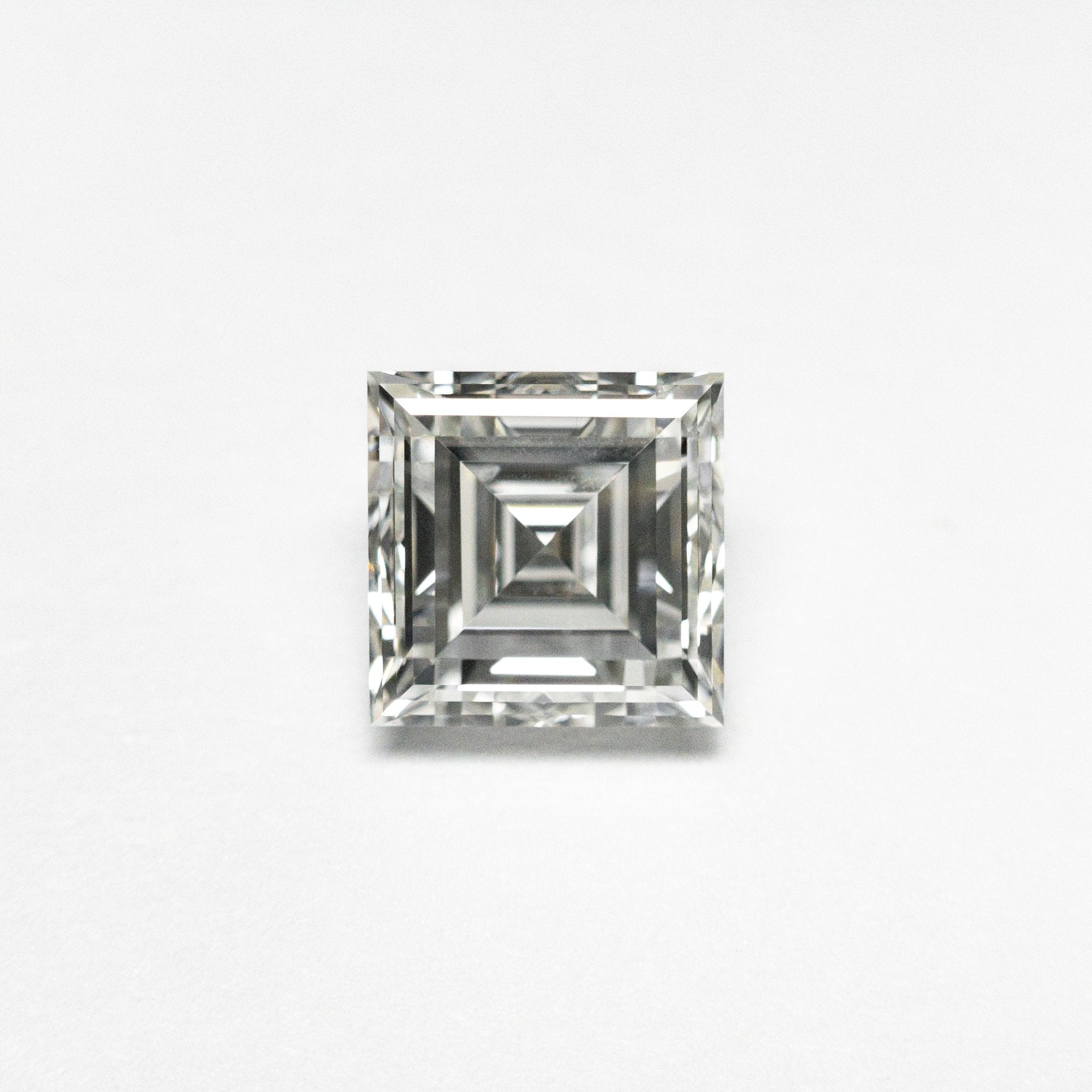 0.84ct 5.39x5.39x3.12mm GIA H VS2 Carré Step Cut 23034-01 - MTD