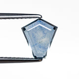 1.92ct 8.29x7.47x3.13mm Shield Portrait Cut Sapphire 23469 - 38 - MTD