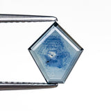1.82ct 9.30x8.38x2.39mm Shield Portrait Cut Sapphire 23469 - 40 - MTD