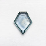 1.24ct 9.51x7.88x1.97mm Shield Portrait Cut Sapphire 23474 - 16 - MTD