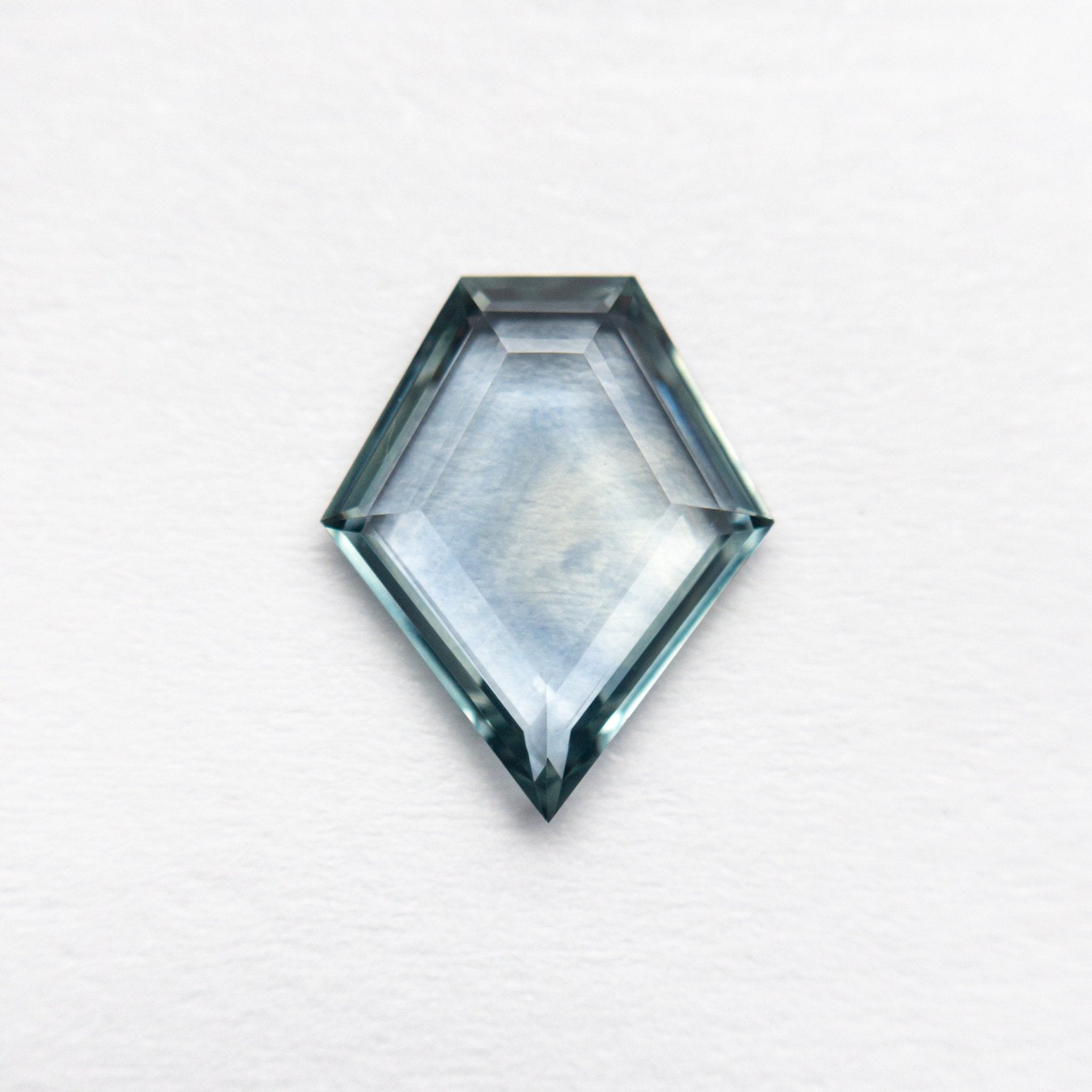 1.24ct 9.51x7.88x1.97mm Shield Portrait Cut Sapphire 23474 - 16 - MTD