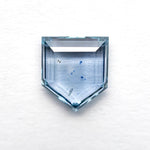 1.60ct 7.60x6.71x2.46mm Shield Portrait Cut Sapphire 23474 - 35 - MTD