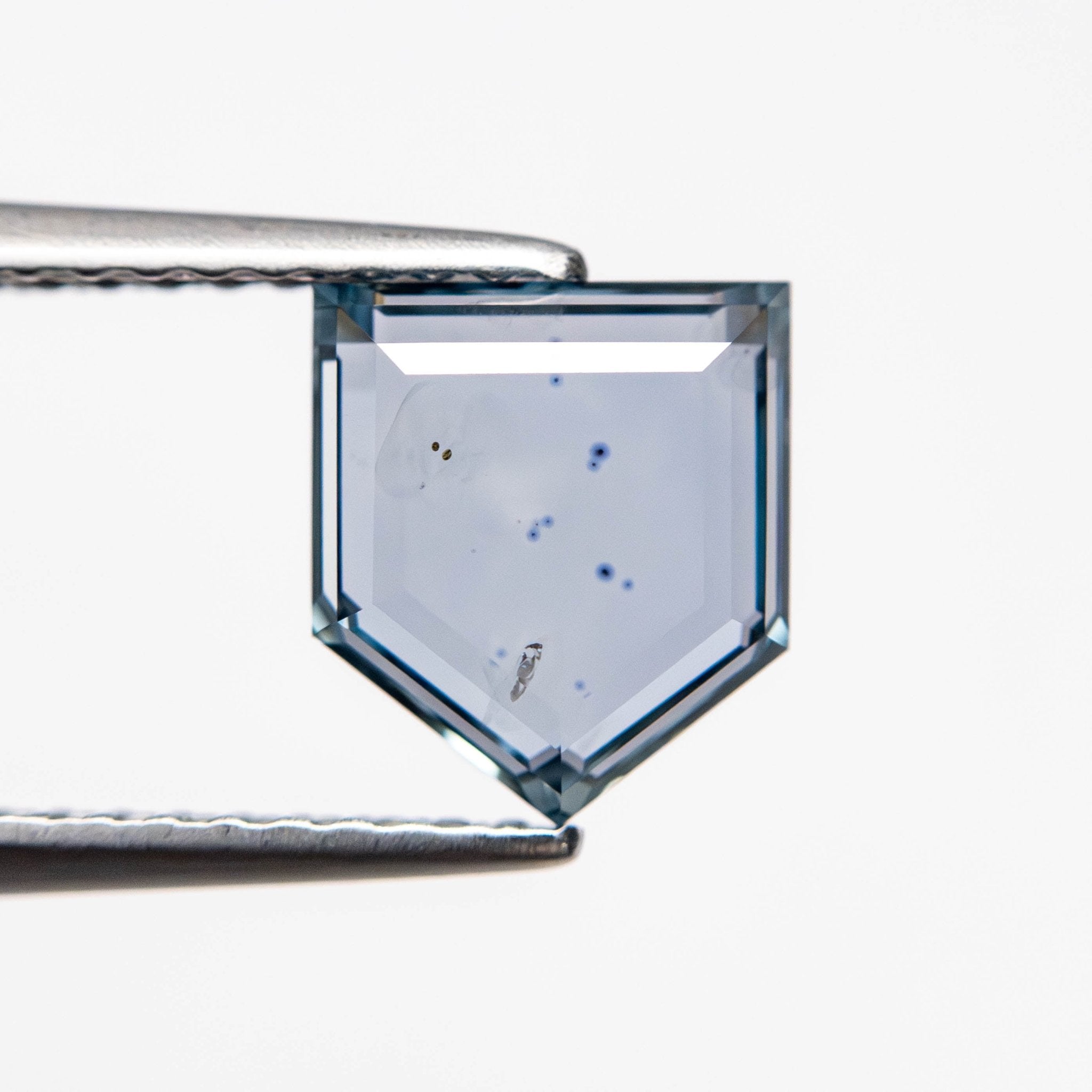 1.60ct 7.60x6.71x2.46mm Shield Portrait Cut Sapphire 23474 - 35 - MTD