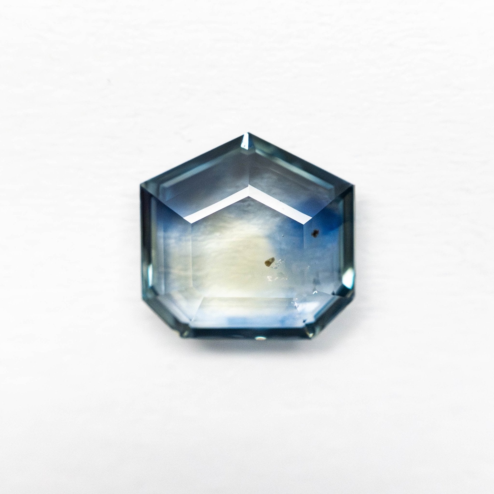 1.27ct 6.61x6.78x2.35mm Shield Portrait Cut Sapphire 23474 - 43 - MTD