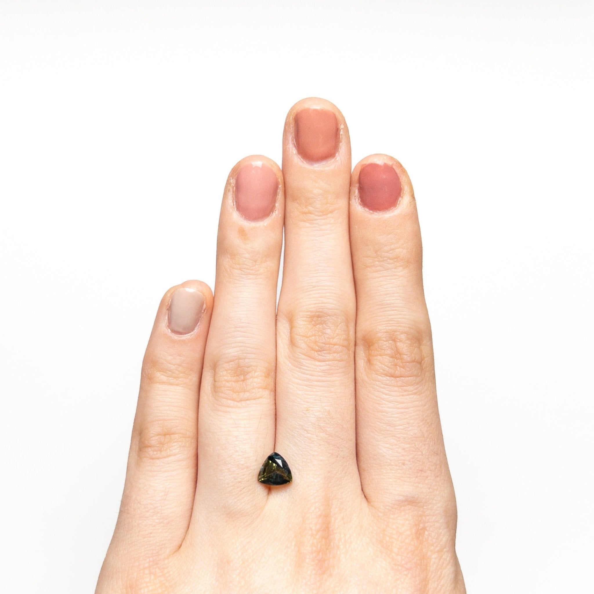 1.32ct 6.62x6.50x4.04mm Trillion Brilliant Sapphire 23515 - 01 - MTD