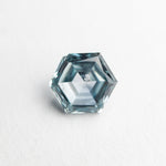 1.35ct 7.09x6.15x3.76mm Hexagon Brilliant Sapphire 23670 - 04 - MTD