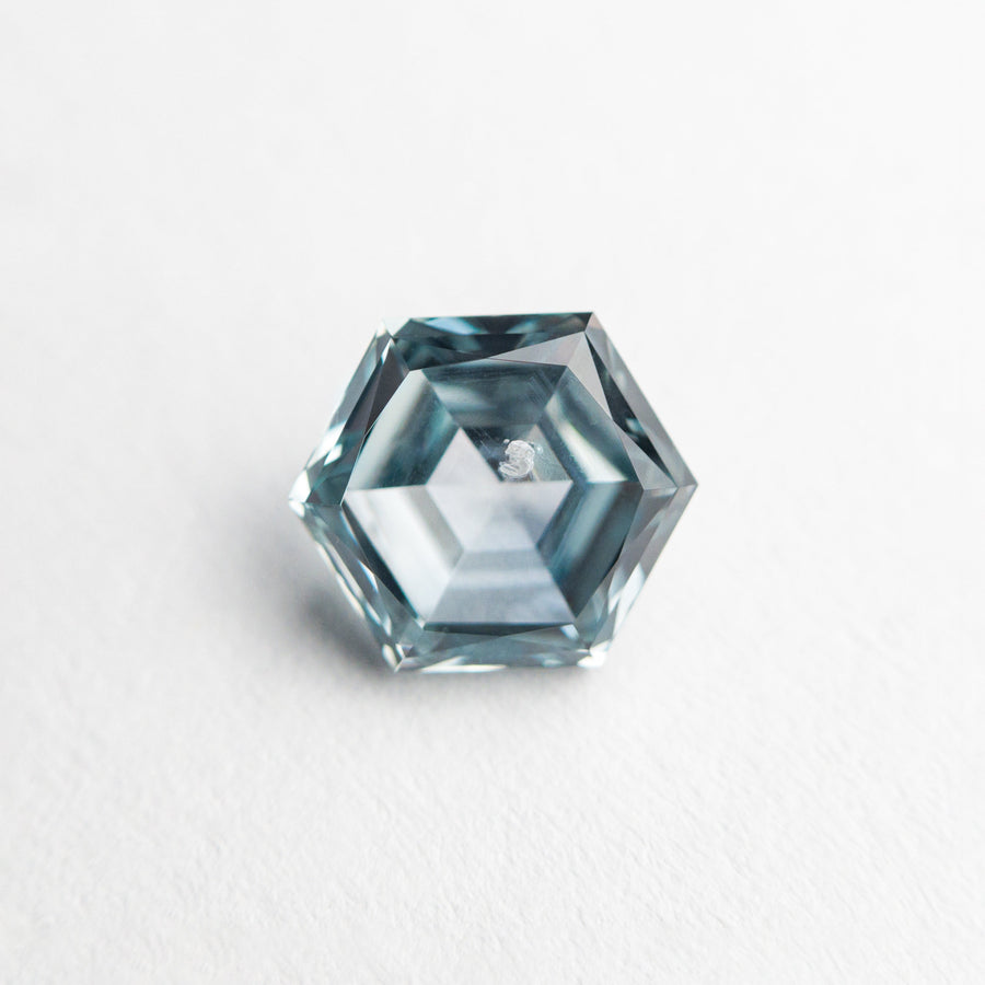 1.35ct 7.09x6.15x3.76mm Hexagon Brilliant Sapphire 23670-04 - MTD