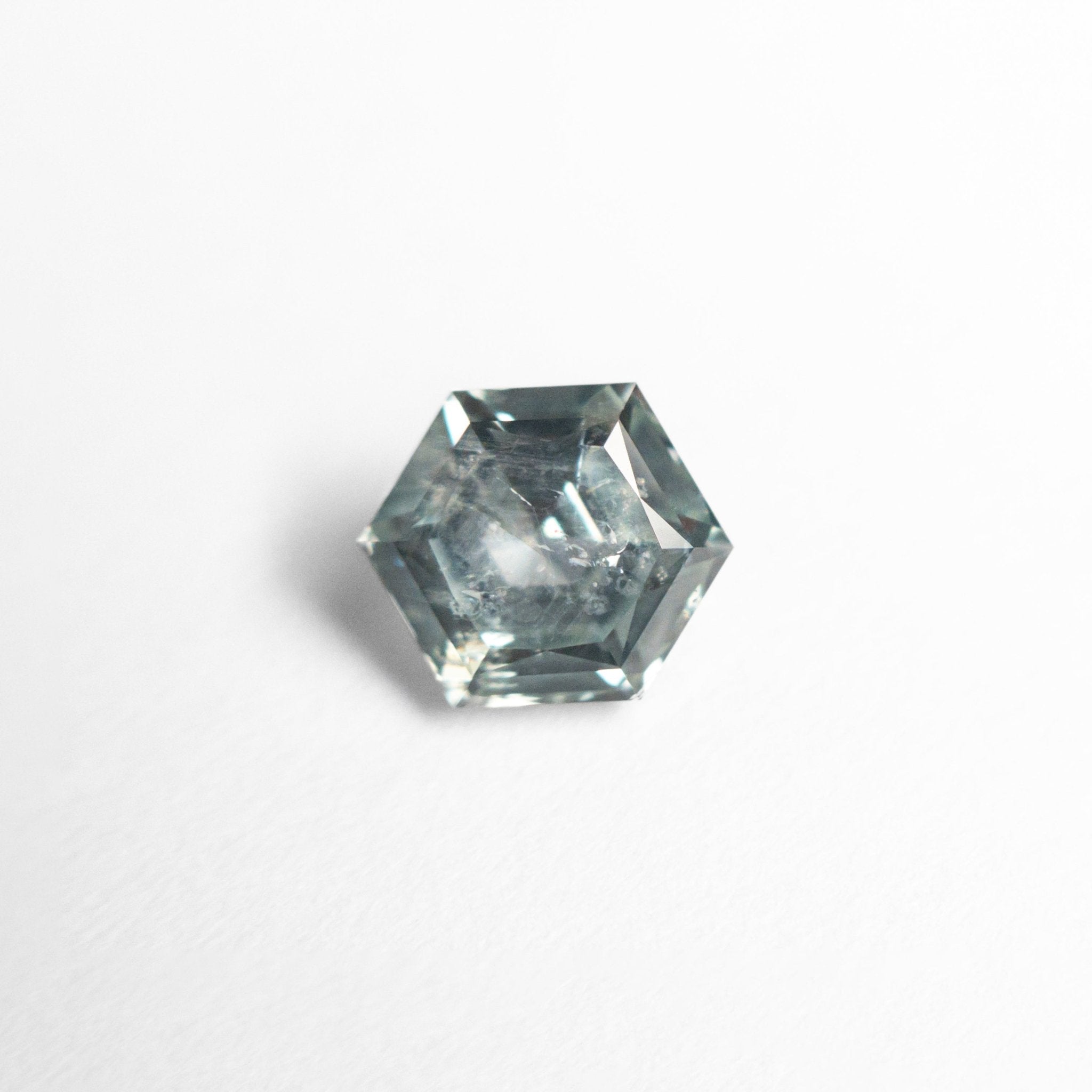 1.21ct 6.64x5.66x3.92mm Hexagon Brilliant Sapphire 23670 - 16 - MTD