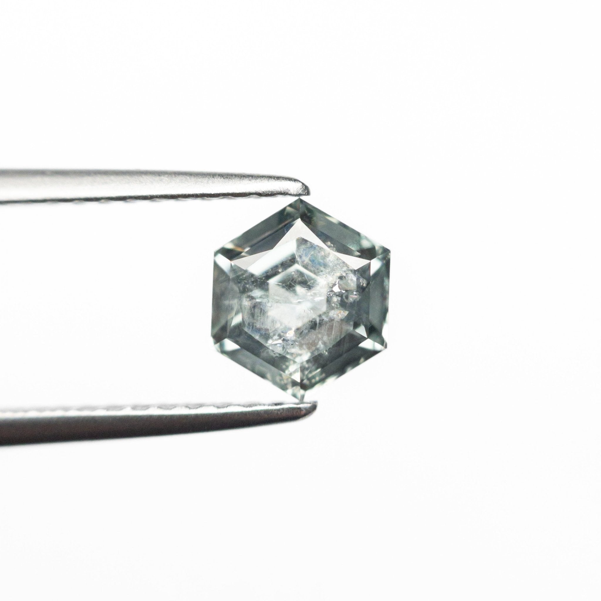1.21ct 6.64x5.66x3.92mm Hexagon Brilliant Sapphire 23670 - 16 - MTD