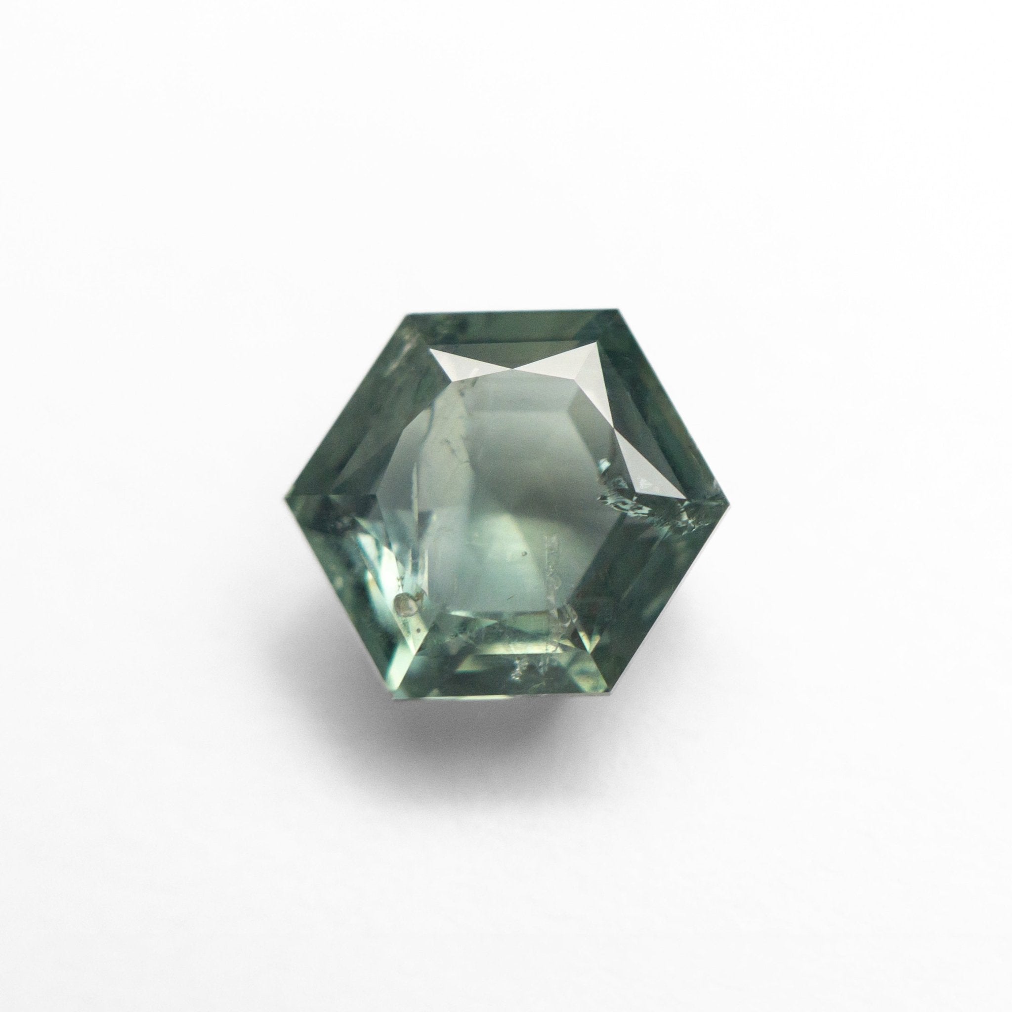 2.61ct 8.46x7.13x4.46mm Hexagon Brilliant Sapphire 23670 - 17 - MTD