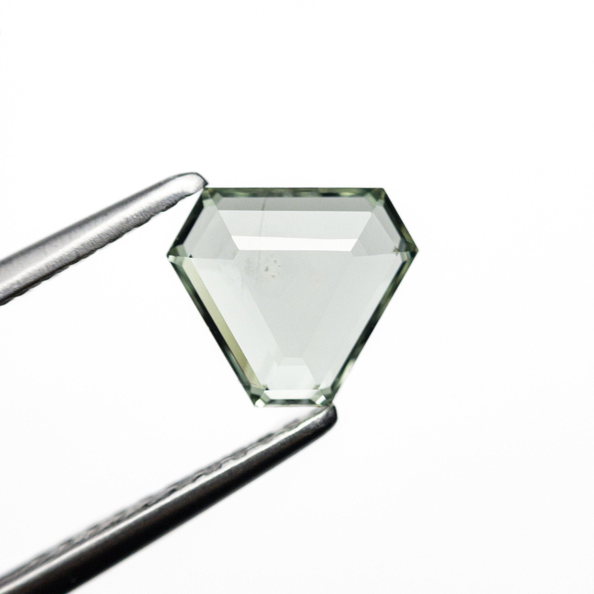 1.07ct 6.30x7.14x2.44mm Shield Portrait Cut Sapphire 23677 - 13 - MTD
