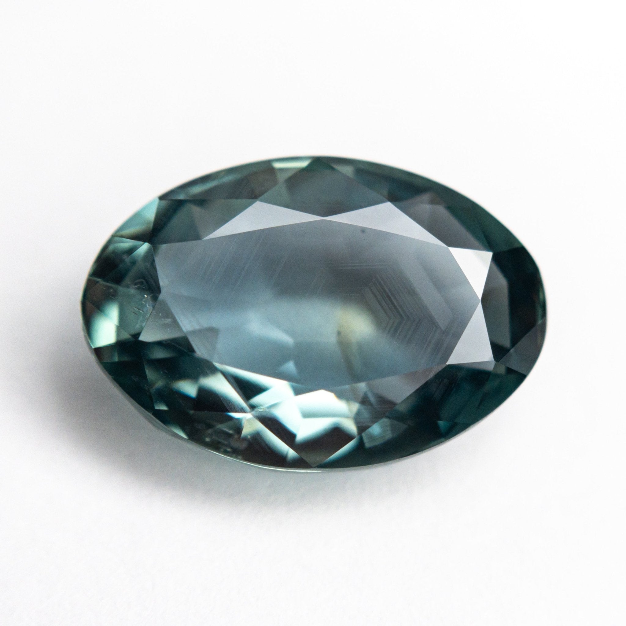 7.22ct 13.71x9.33x5.39mm Modern Antique Oval Brilliant Sapphire 23680 - 01 - MTD