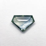 1.26ct 6.15x8.63x2.66mm Shield Portrait Cut Sapphire 23684 - 10 - MTD