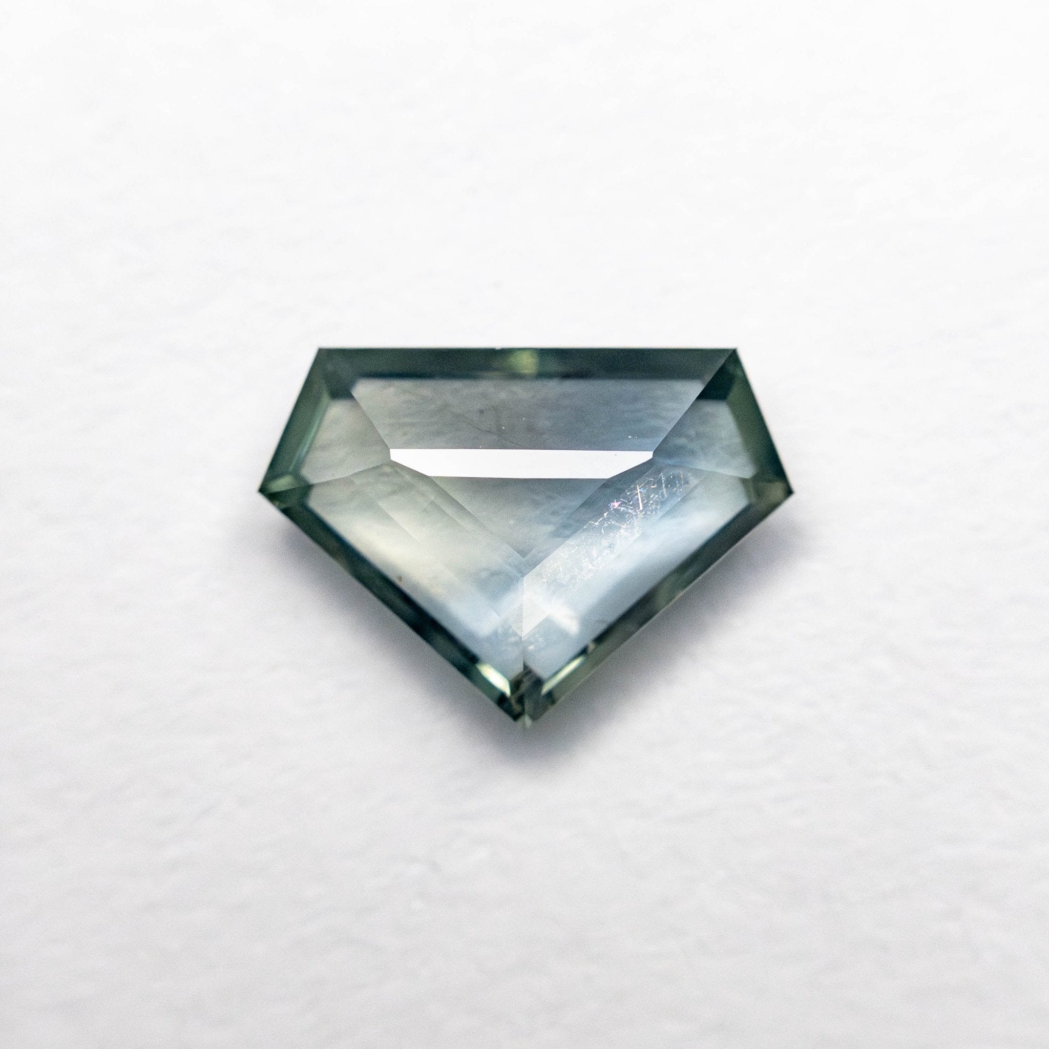 1.26ct 6.15x8.63x2.66mm Shield Portrait Cut Sapphire 23684 - 10 - MTD