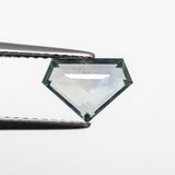 1.26ct 6.15x8.63x2.66mm Shield Portrait Cut Sapphire 23684 - 10 - MTD