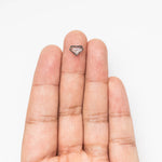 1.26ct 6.15x8.63x2.66mm Shield Portrait Cut Sapphire 23684 - 10 - MTD