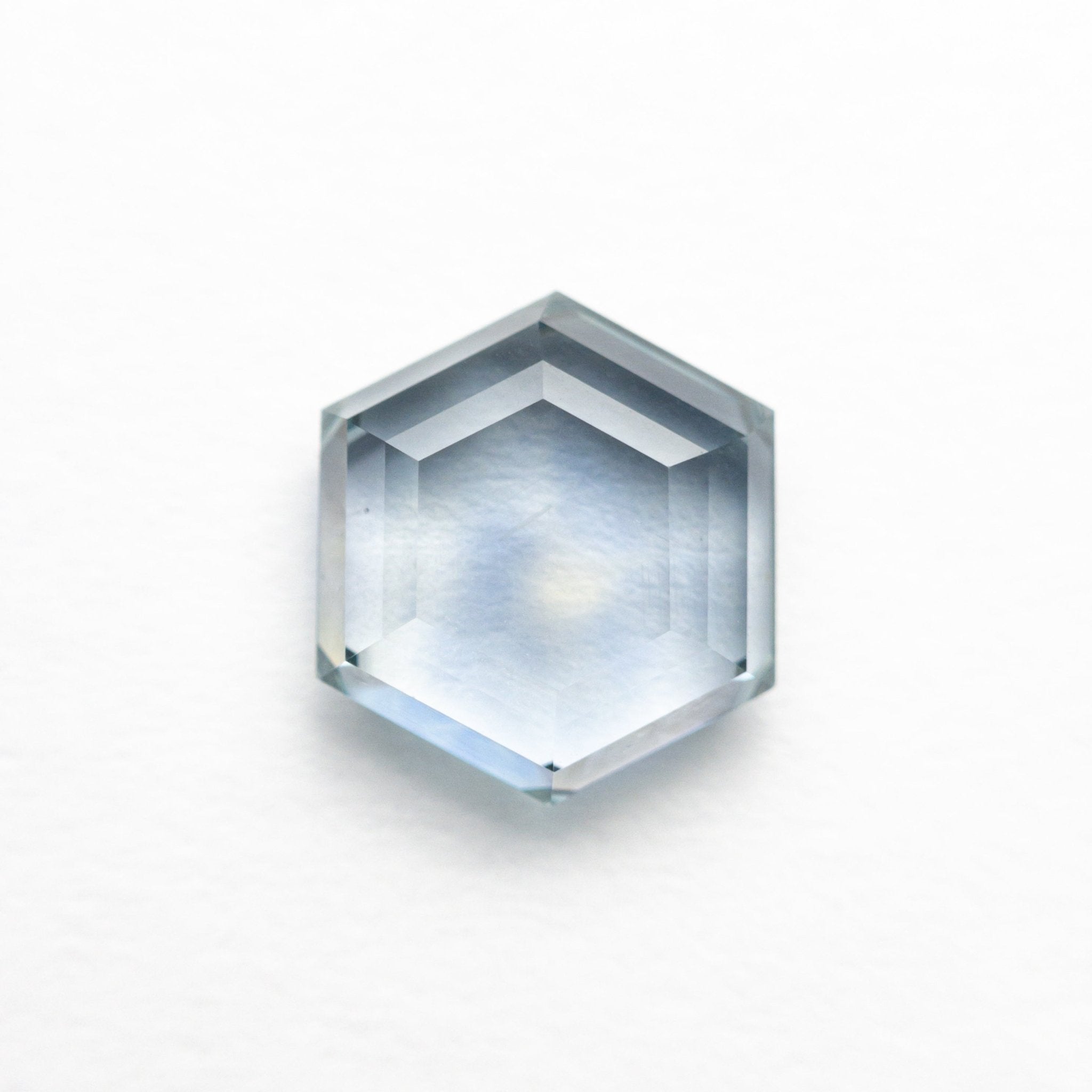 1.96ct 8.20x7.08x2.94mm Hexagon Portrait Cut Sapphire 23709 - 04 - MTD