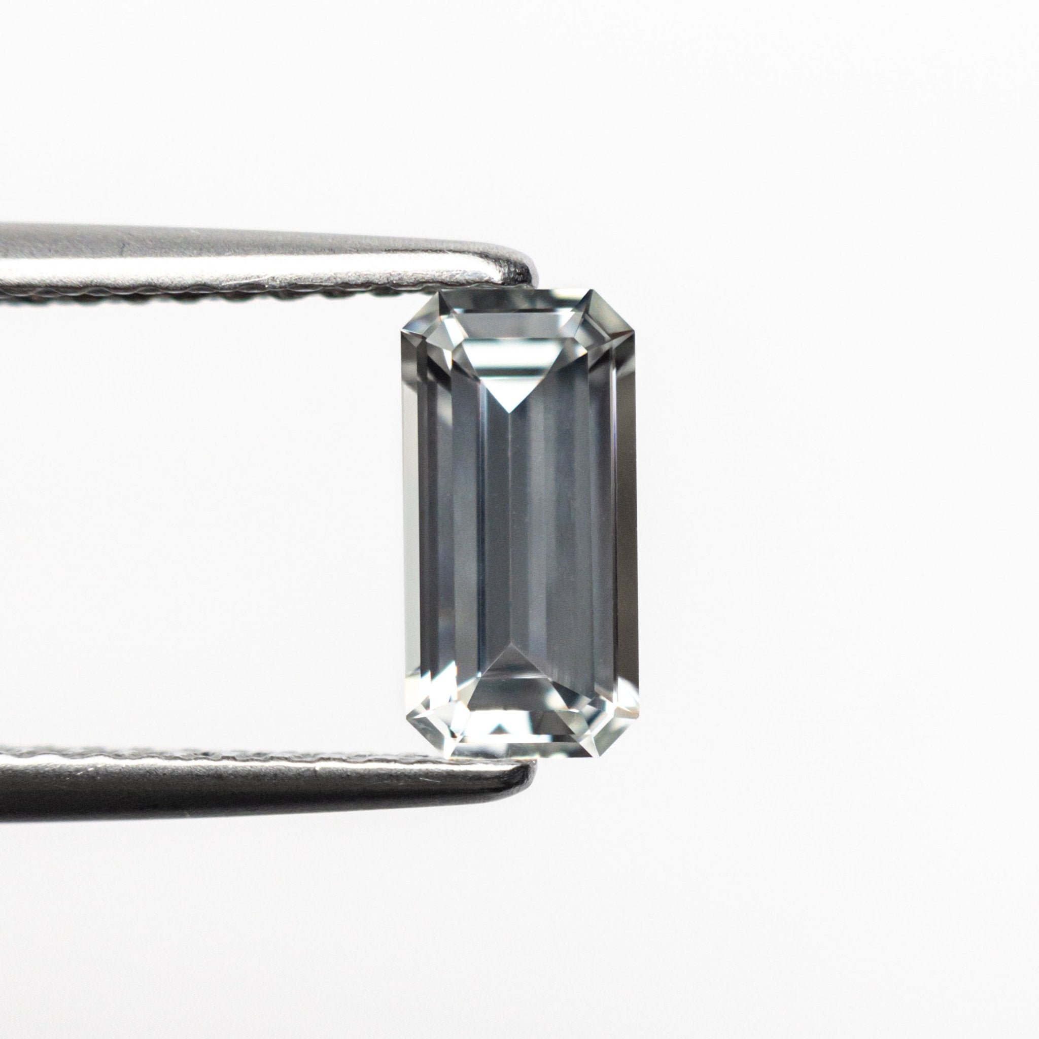 0.90ct 7.98x4.00x2.65mm Cut Corner Rectangle Step Cut Sapphire 23773 - 03 - MTD