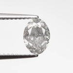 1.18ct 7.41x5.41x3.74mm GIA I2 Faint Grey Oval Brilliant 23894 - 01 - MTD