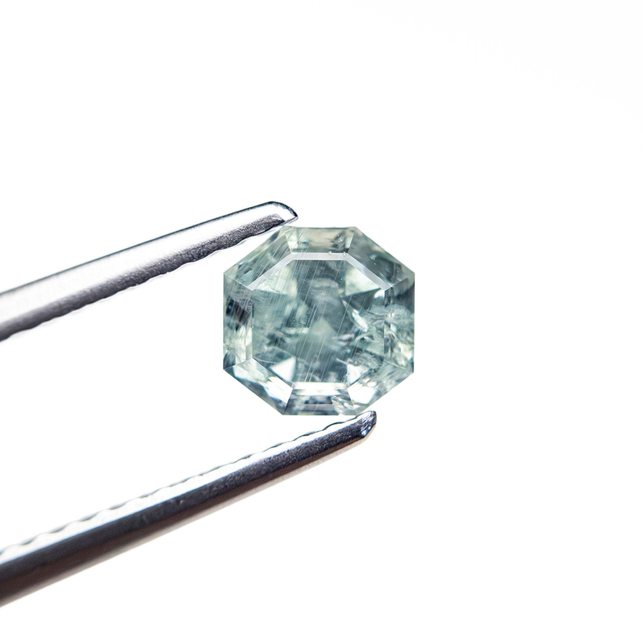 0.86ct 4.99x4.92x4.01mm Cut Corner Square Step Cut Sapphire 23903 - 14 - MTD