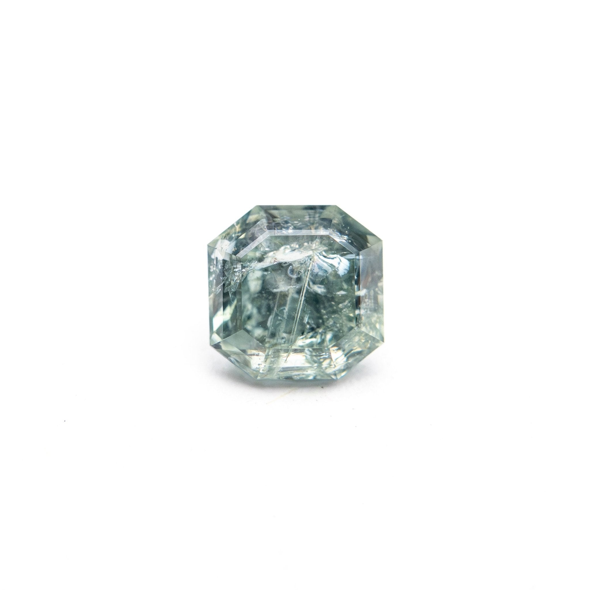0.87ct 5.05x4.99x3.84mm Cut Corner Square Step Cut Sapphire 23903 - 19 - MTD