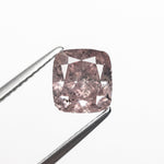 2.03ct 7.11x6.65x4.61mm GIA I2 Fancy Brownish Purplish Pink Cushion Brilliant 23911-01 - MTD