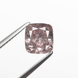 2.03ct 7.11x6.65x4.61mm GIA I2 Fancy Brownish Purplish Pink Cushion Brilliant 23911-01 - MTD