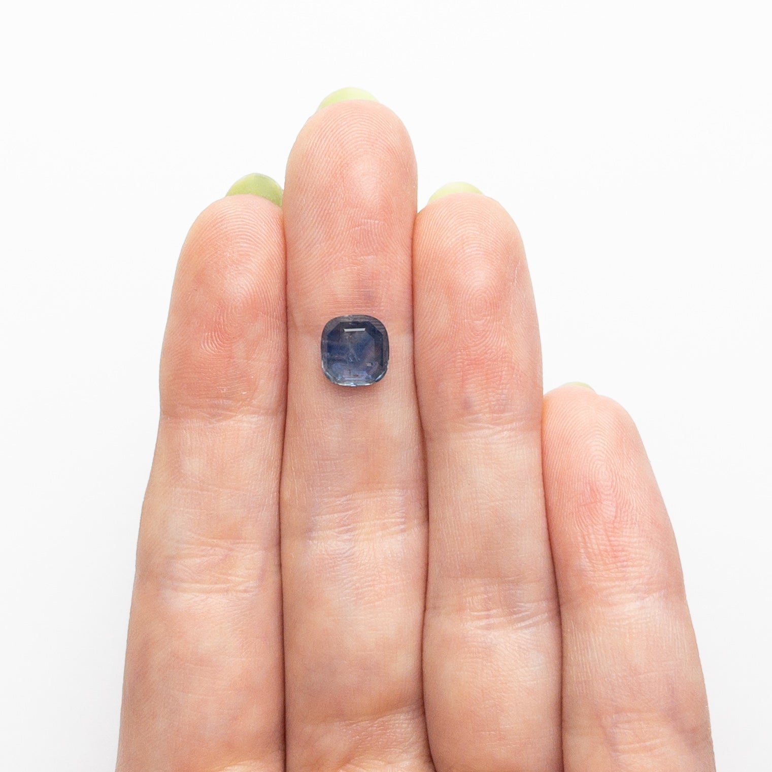 1.98ct 7.26x7.01x3.24mm Cushion Portrait Cut Sapphire 24197 - 02 - MTD
