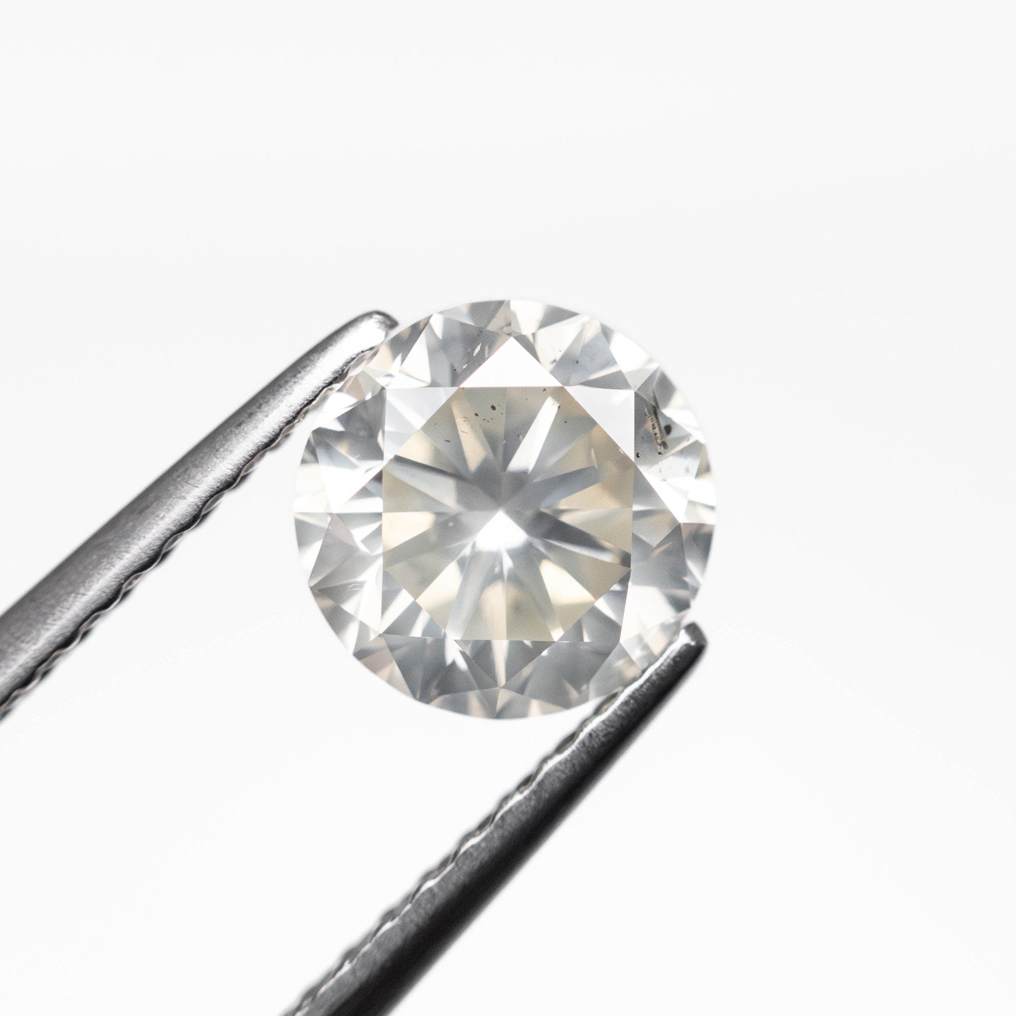 1.05ct 6.38x6.35mm SI2 Fancy Grey Round Brilliant 24514-06 - MTD