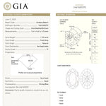 1.18ct 7.41x5.41x3.74mm GIA I2 Faint Grey Oval Brilliant 23894 - 01 - MTD