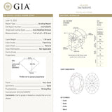 1.18ct 7.41x5.41x3.74mm GIA I2 Faint Grey Oval Brilliant 23894 - 01 - MTD